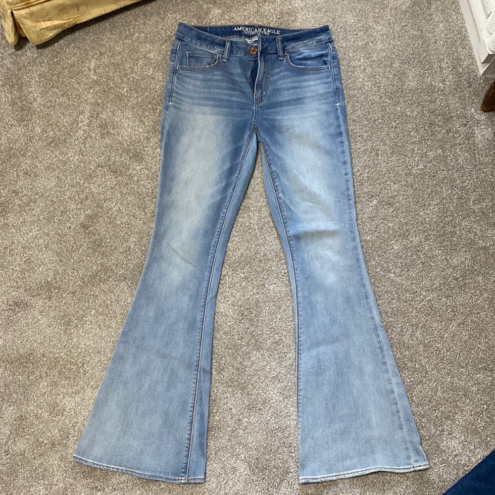 American Eagle Hi-Rise Artist Flare Jeans